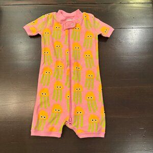 🪼💗 Hanna Andersson Organic Cotton Jellyfish Romper 💗🪼 Size 70 cm | US 6–12 M